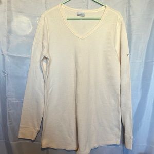 Columbia thermal waffle knit top